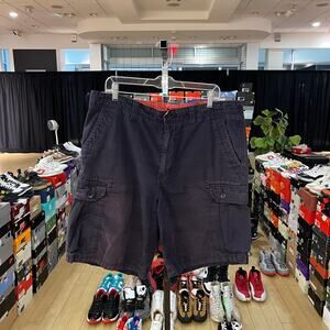 Club Room Blue Cotton Cargo Shorts Sz 36